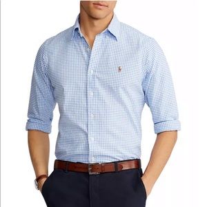 Polo Ralph Lauren Cotton Gingham Plaid Classic Fit